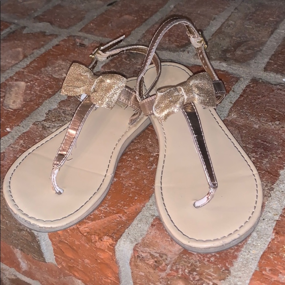 Gold sandals